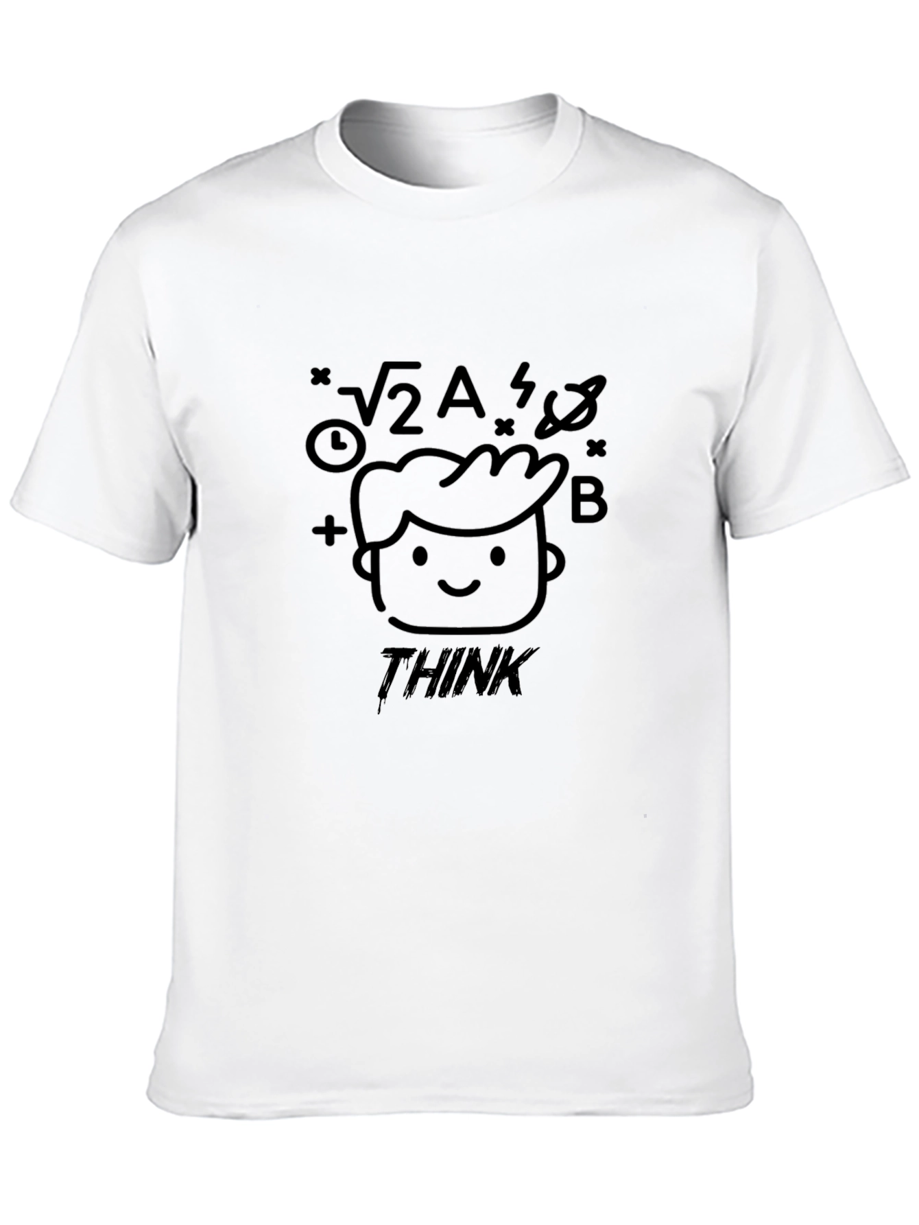 Thinker T-Shirt - Black Cotton Blend Tee