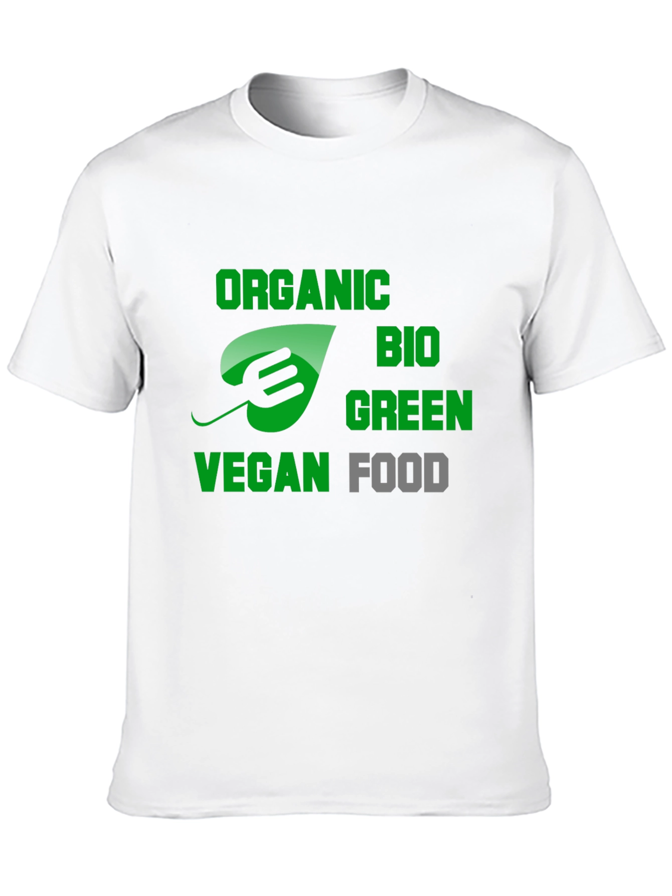 Vegan Organic Bio Green Food T-Shirt