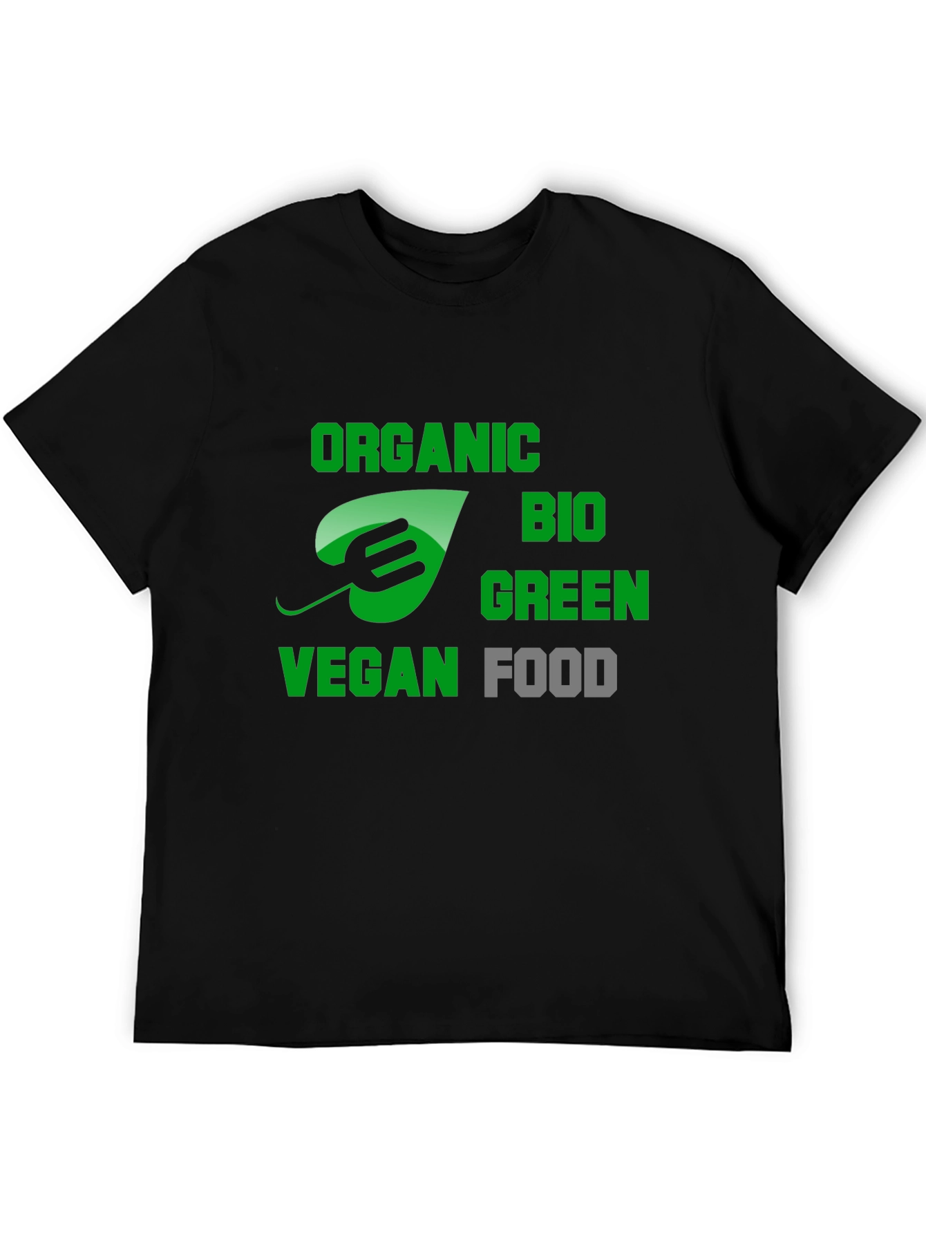 Vegan Organic Bio Green Food T-Shirt