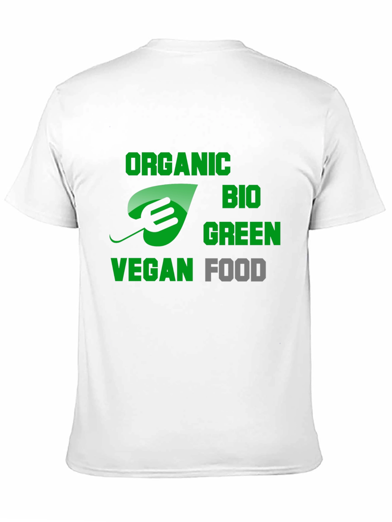 Vegan Organic Bio Green Food T-Shirt