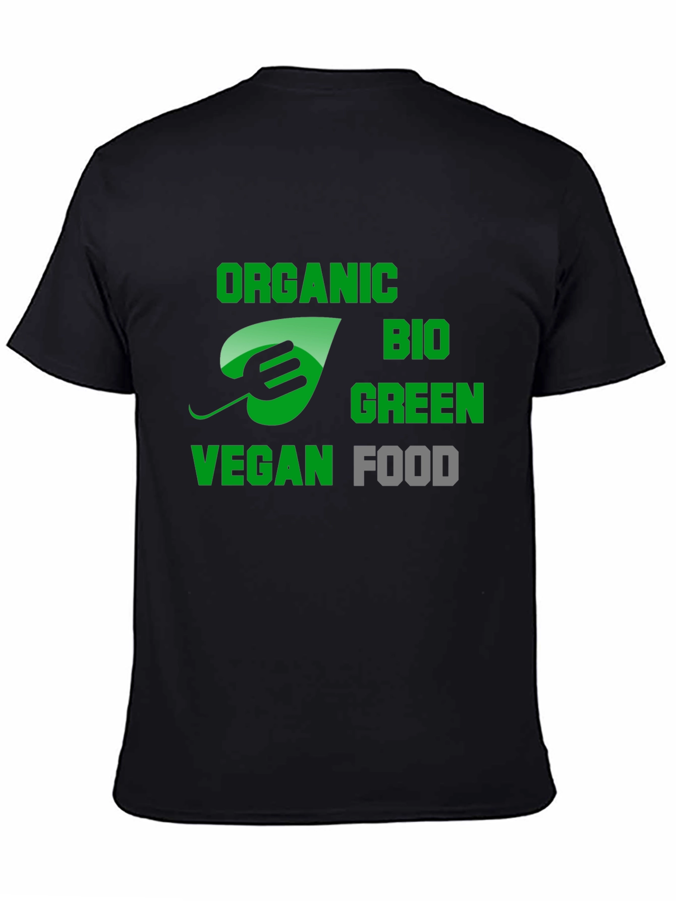Vegan Organic Bio Green Food T-Shirt