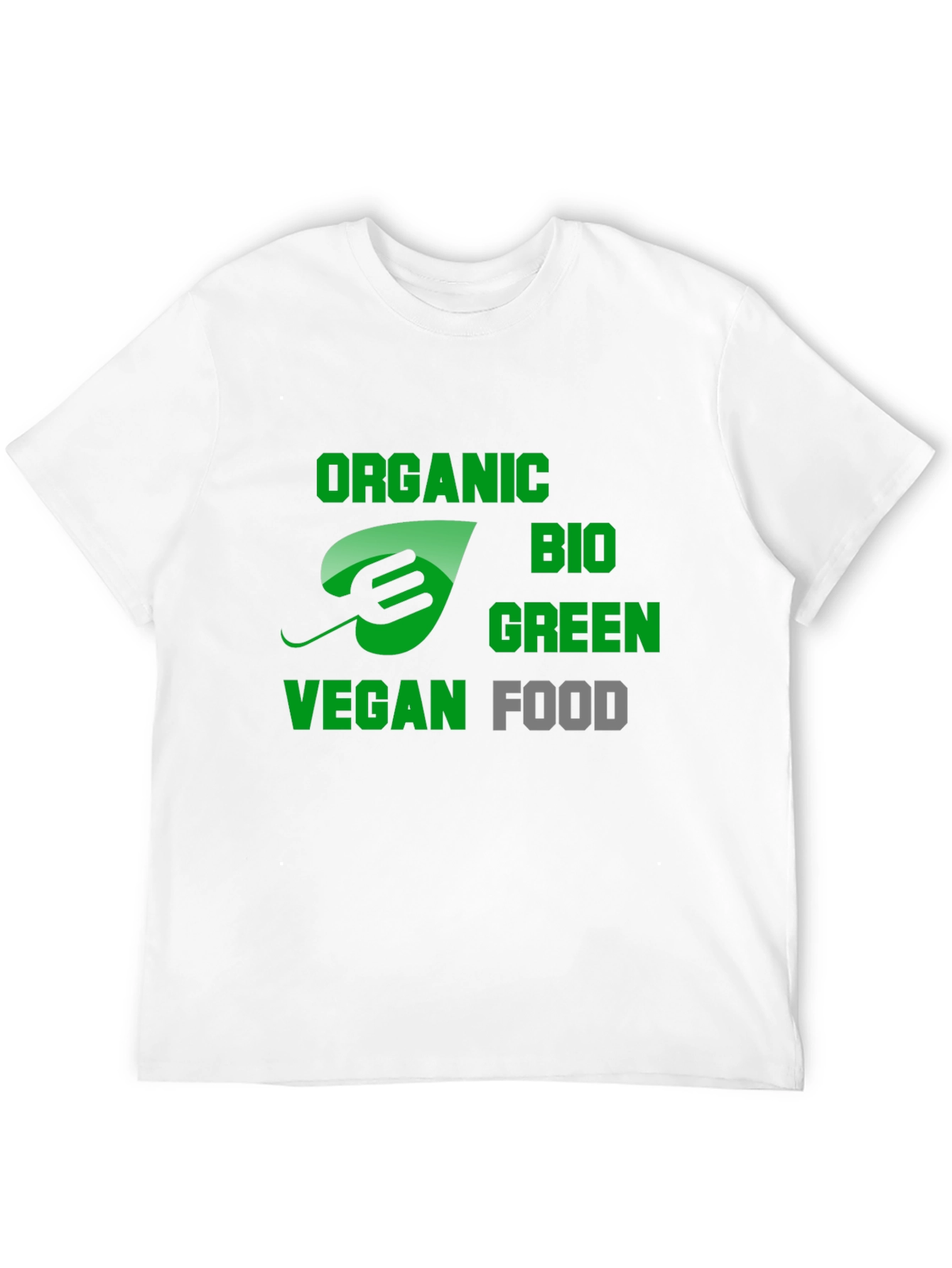 Vegan Organic Bio Green Food T-Shirt