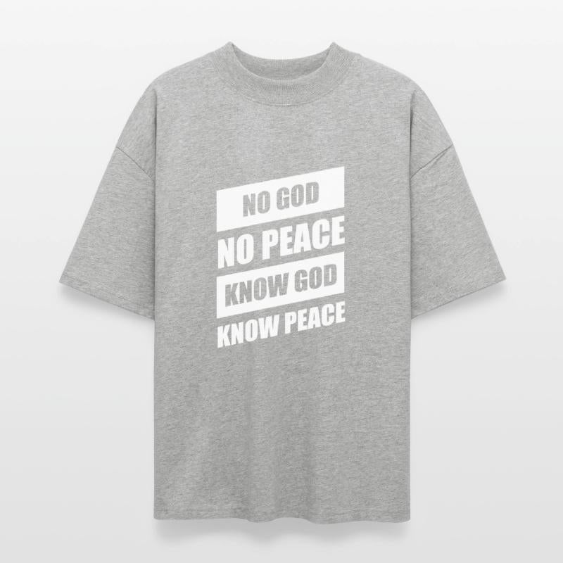 Know God Know Peace Christian T-Shirt | Faith