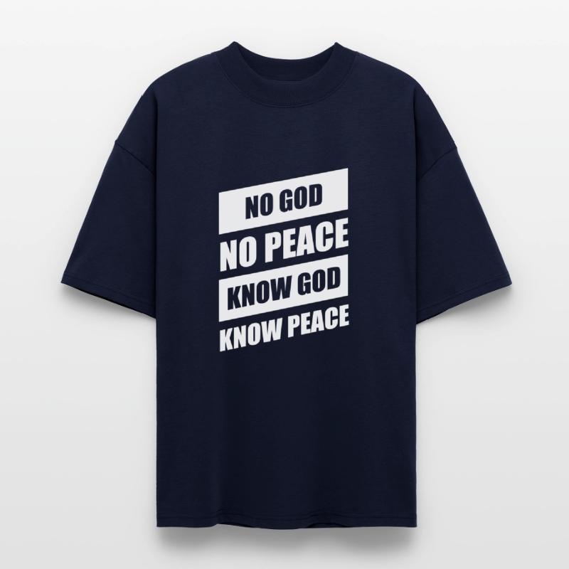 Know God Know Peace Christian T-Shirt | Faith