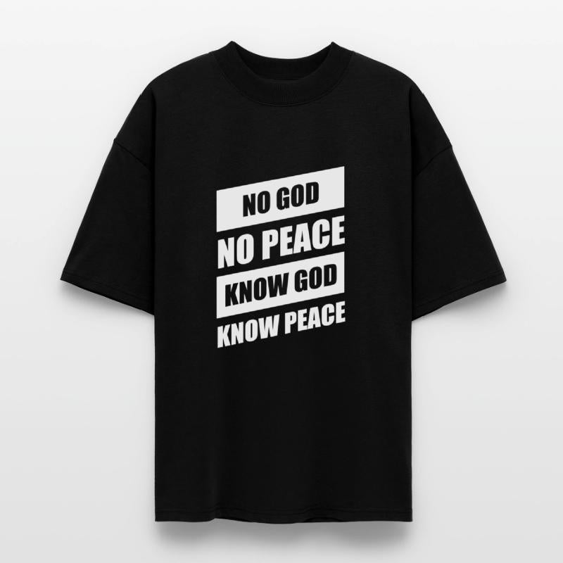 Know God Know Peace Christian T-Shirt | Faith
