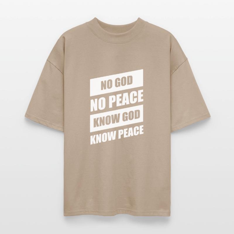 Know God Know Peace Christian T-Shirt | Faith