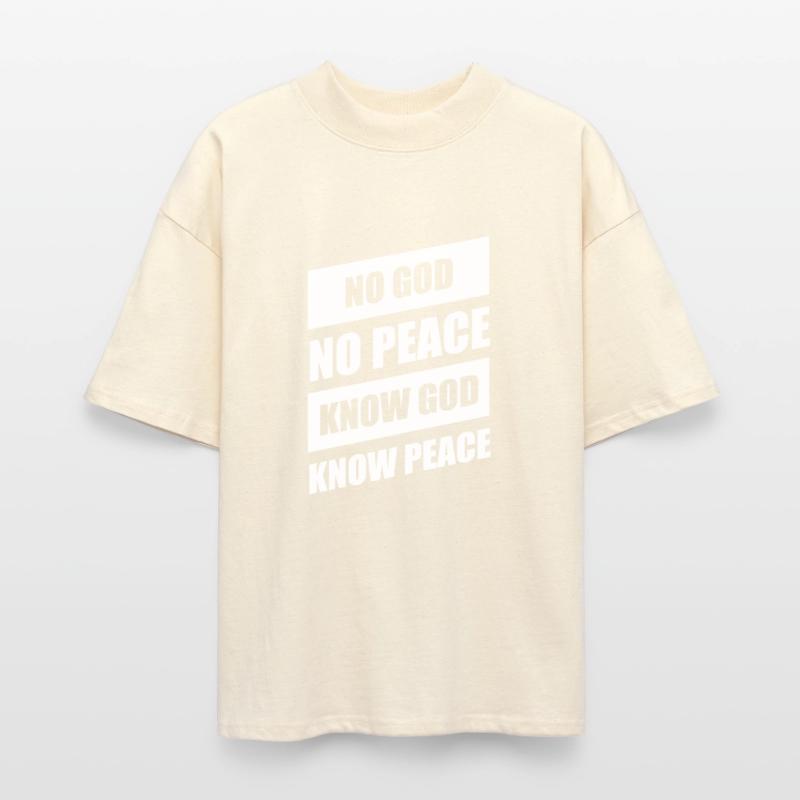 Know God Know Peace Christian T-Shirt | Faith