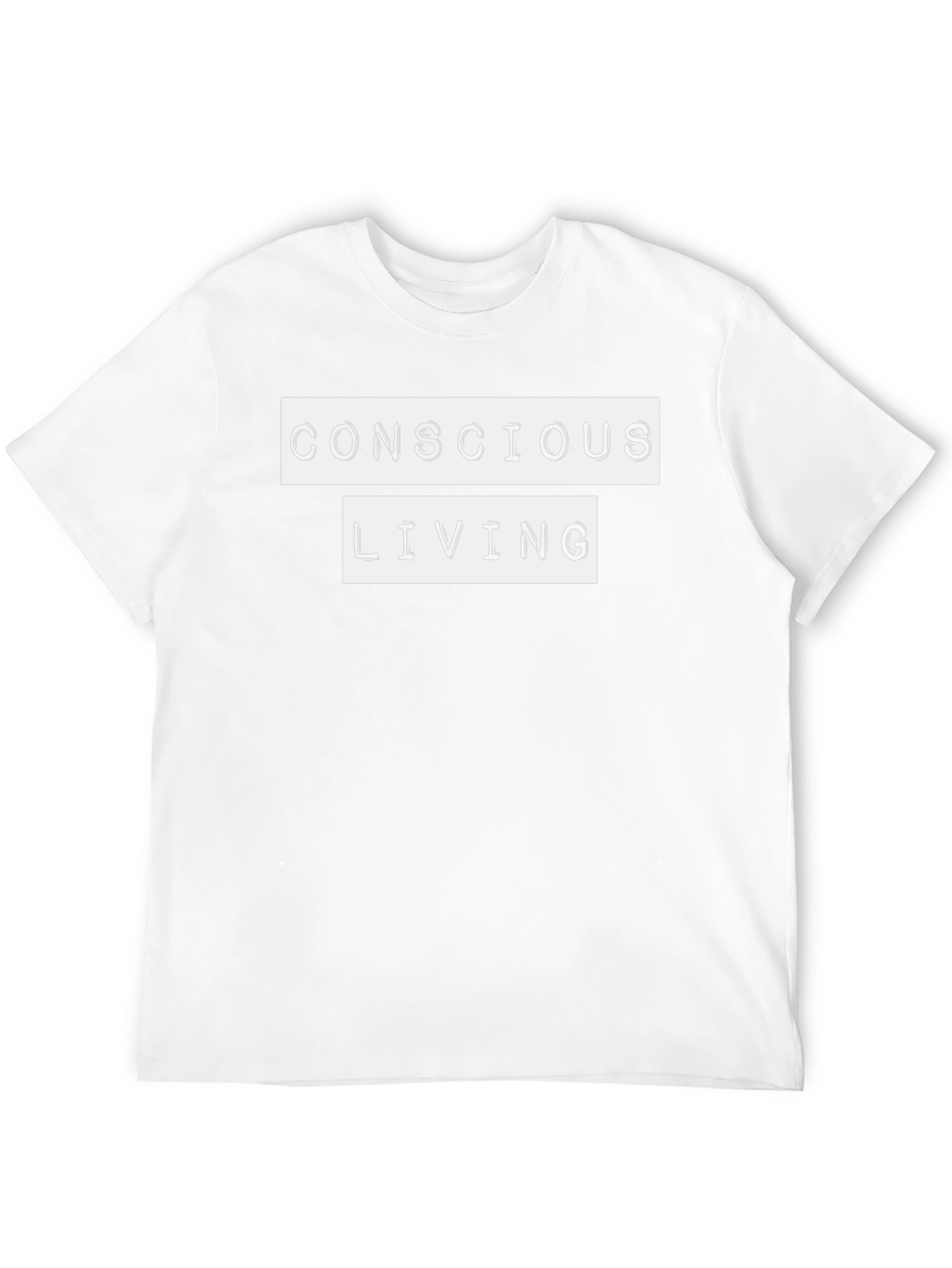 Conscious Living Graphic Tee - Black