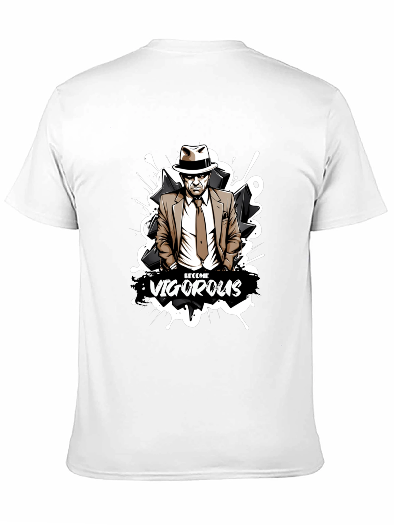 Vigorous Graphic T-Shirt - Black