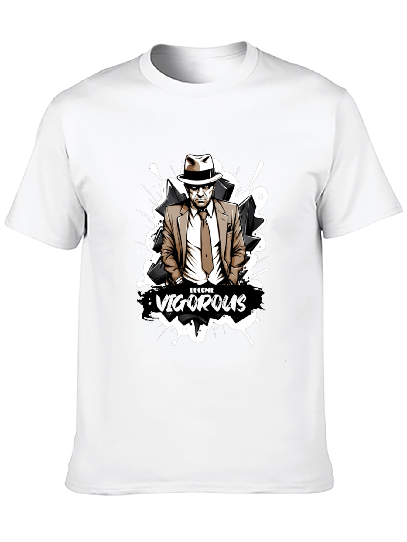 Vigorous Graphic T-Shirt - Black