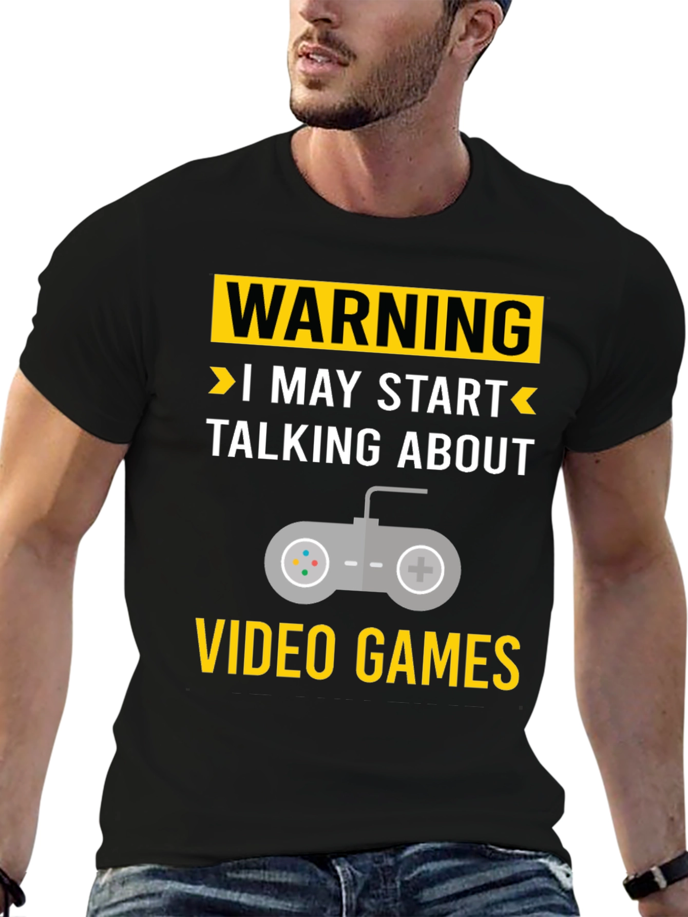 Warning May Start Talking About Video Games T-Shirt