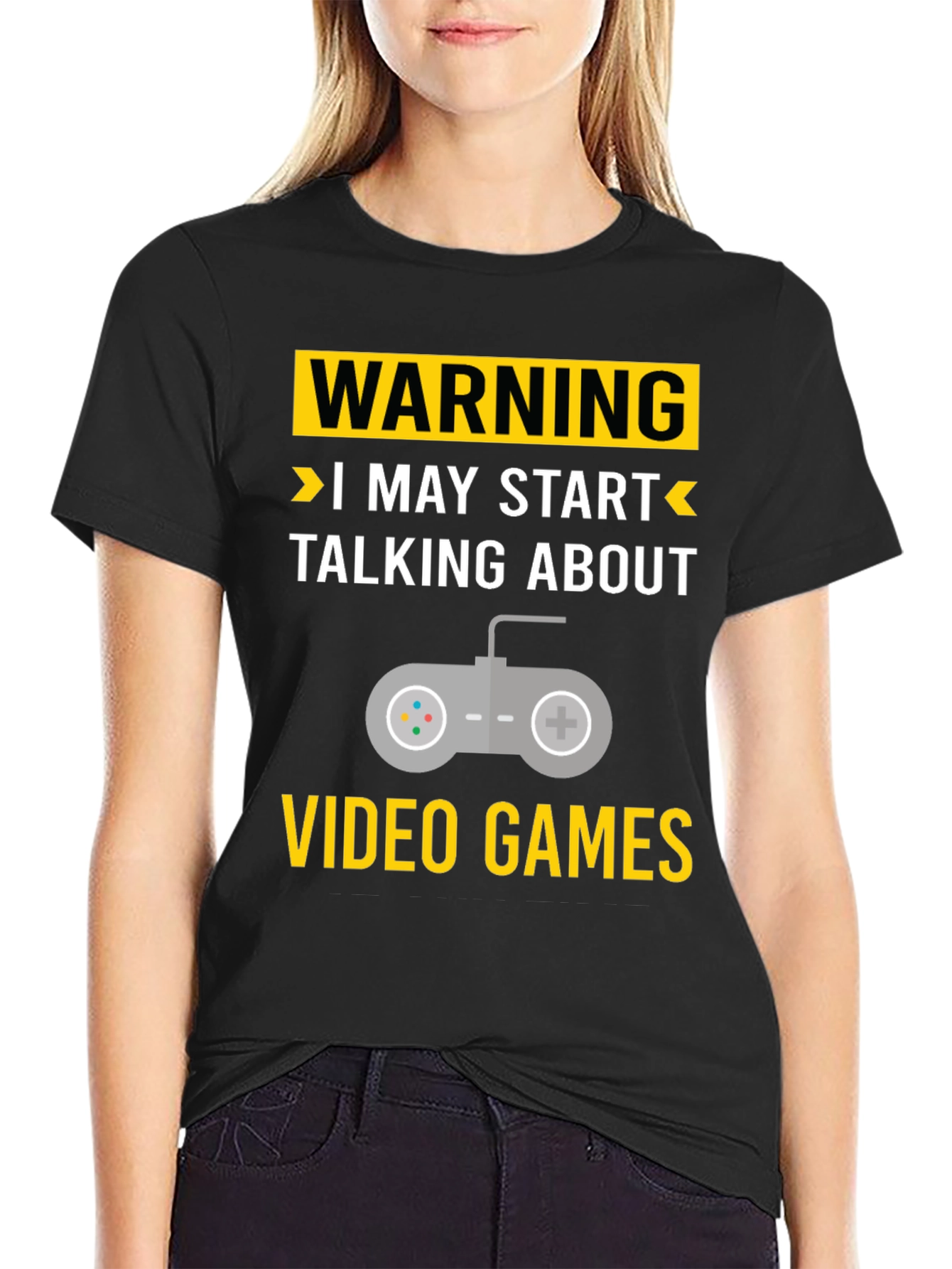 Warning May Start Talking About Video Games T-Shirt