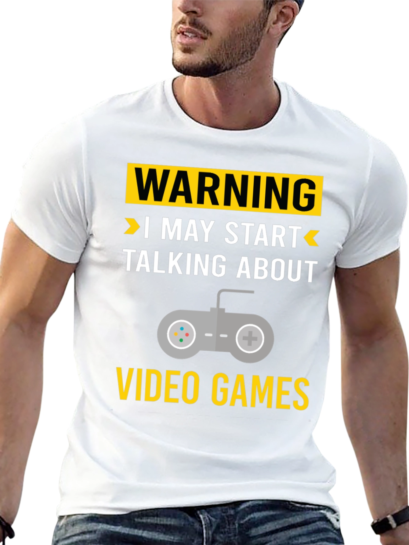 Warning May Start Talking About Video Games T-Shirt