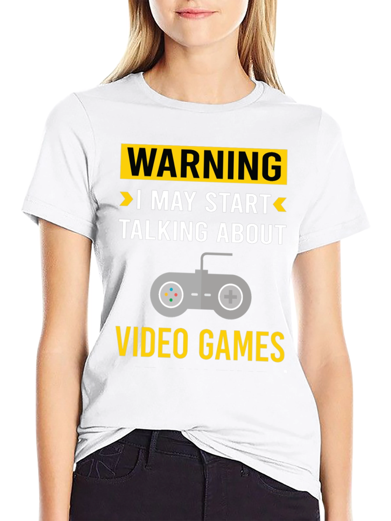 Warning May Start Talking About Video Games T-Shirt