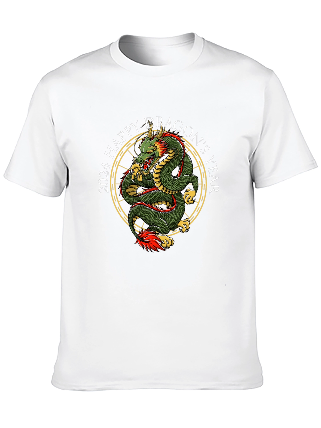 2024 Happy Dragons Year Graphic T-Shirt