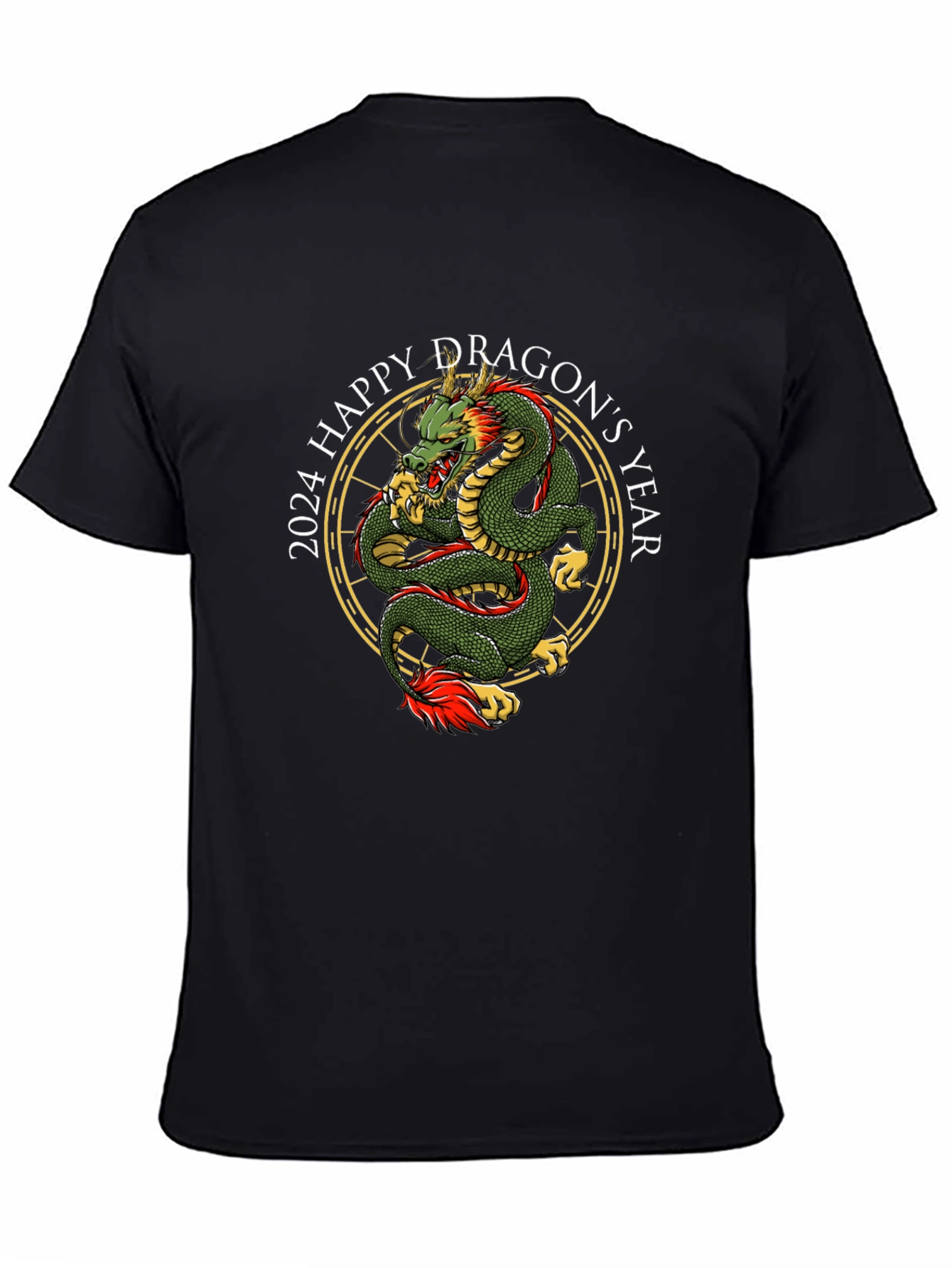 2024 Happy Dragons Year Graphic T-Shirt