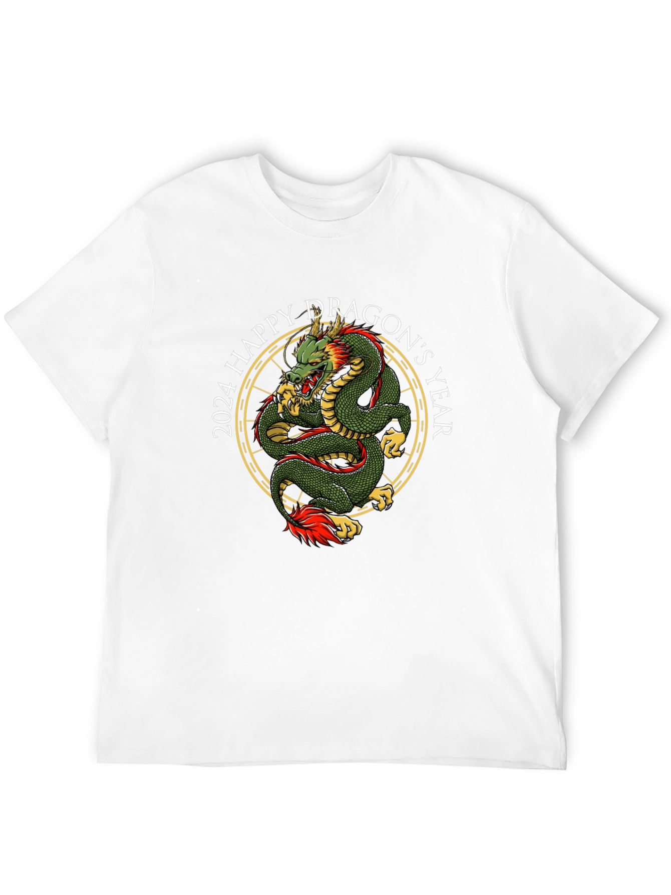 2024 Happy Dragons Year Graphic T-Shirt