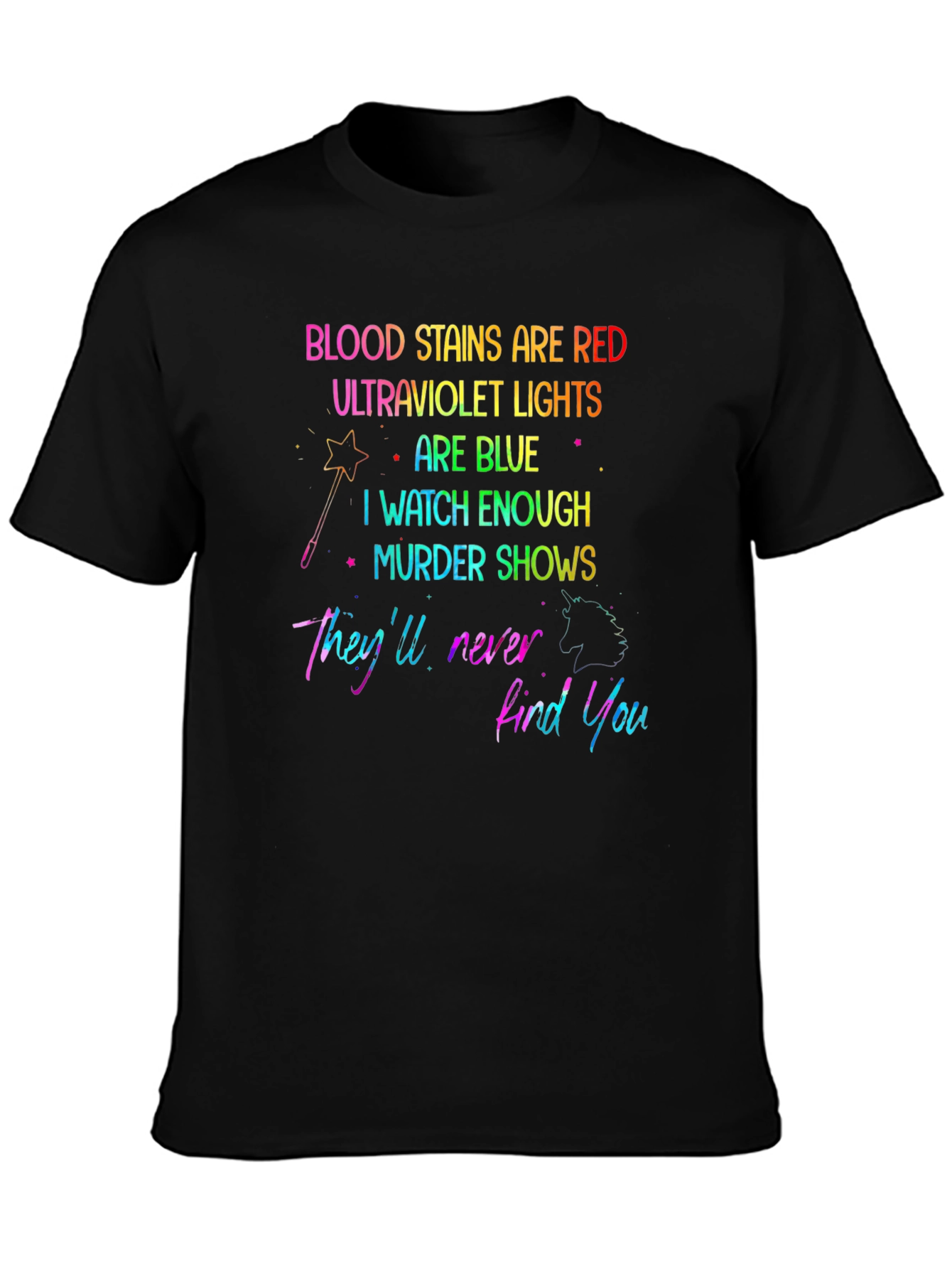 Blood Stains Are Red Murder Show T-Shirt