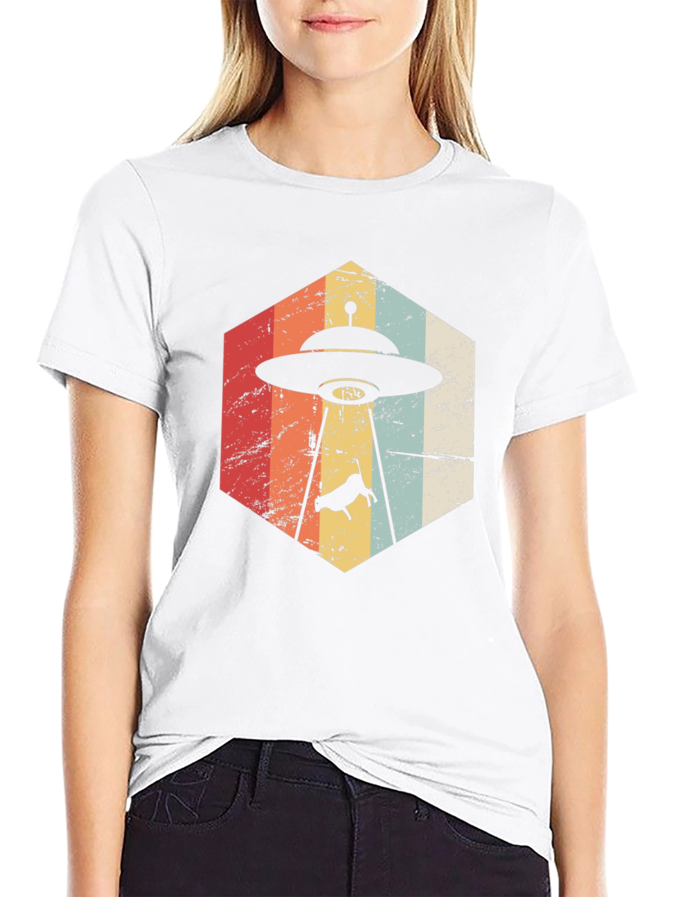 Retro Alien Abduction T-Shirt