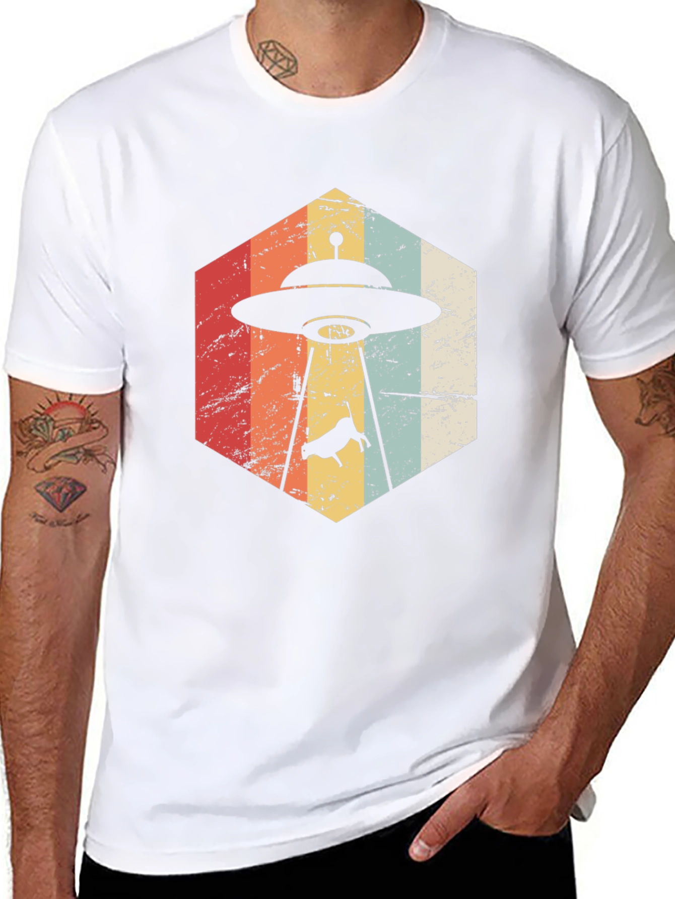Retro Alien Abduction T-Shirt