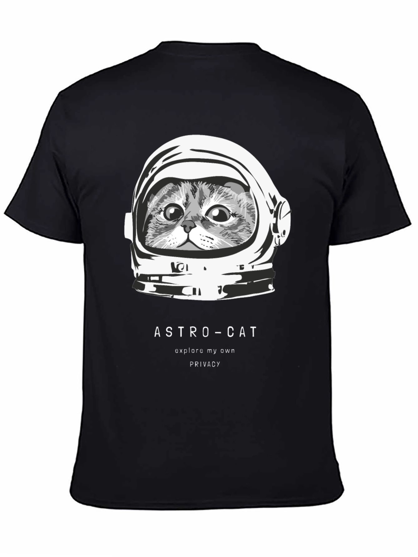 Astro-Cat Graphic Tee - Explore Your Own Privacy