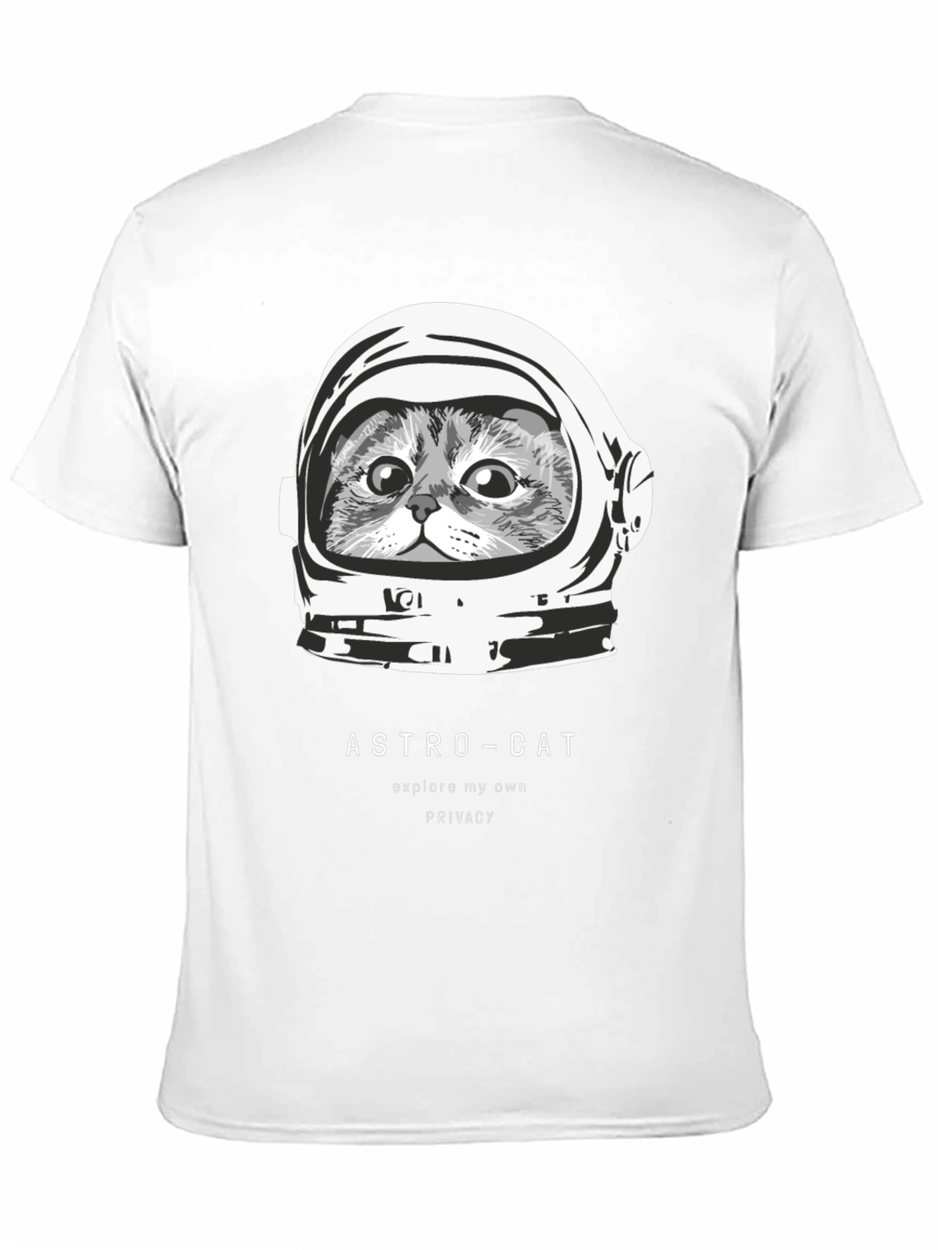 Astro-Cat Graphic Tee - Explore Your Own Privacy