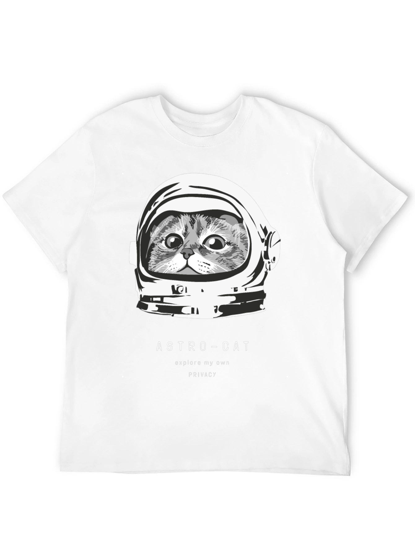 Astro-Cat Graphic Tee - Explore Your Own Privacy