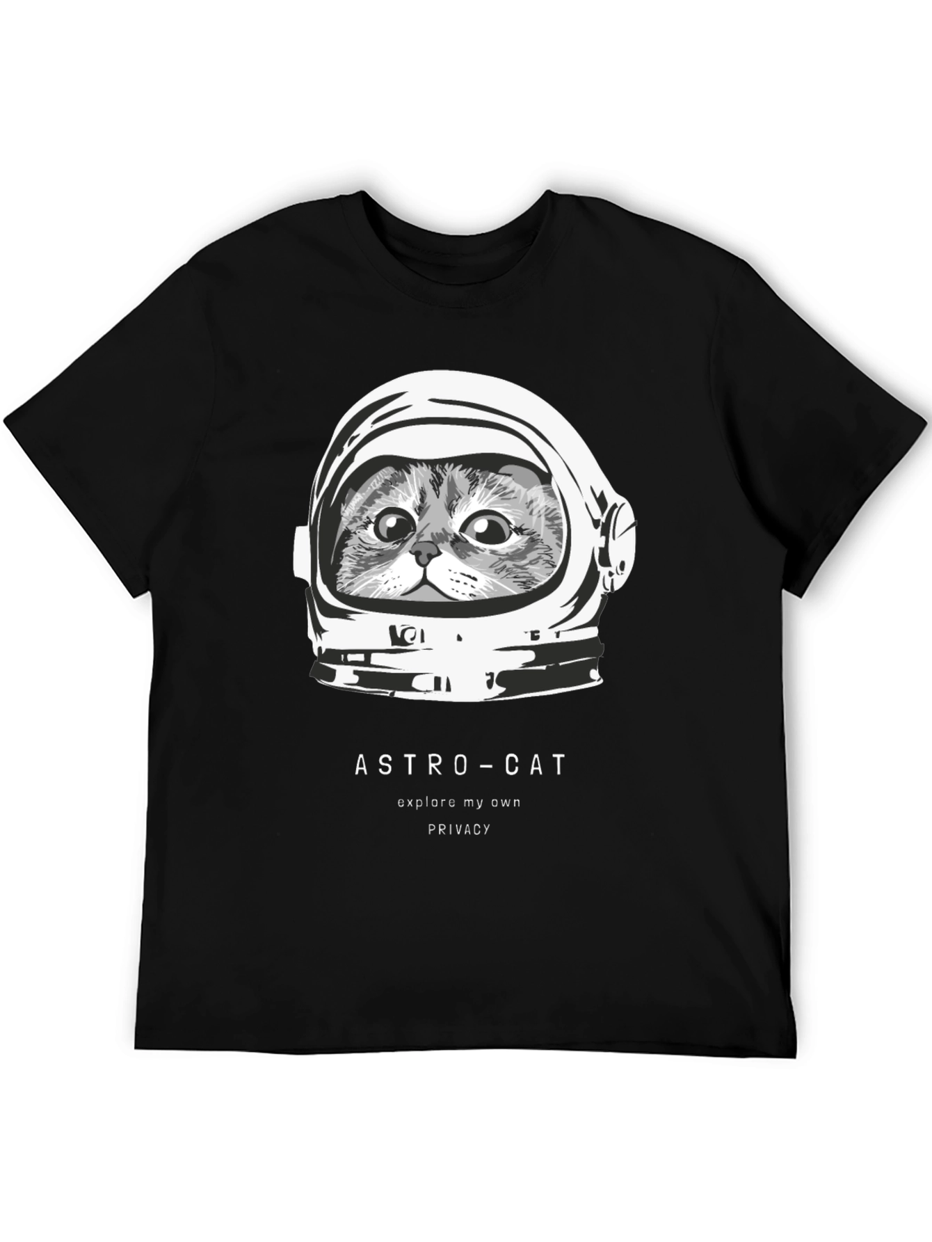 Astro-Cat Graphic Tee - Explore Your Own Privacy