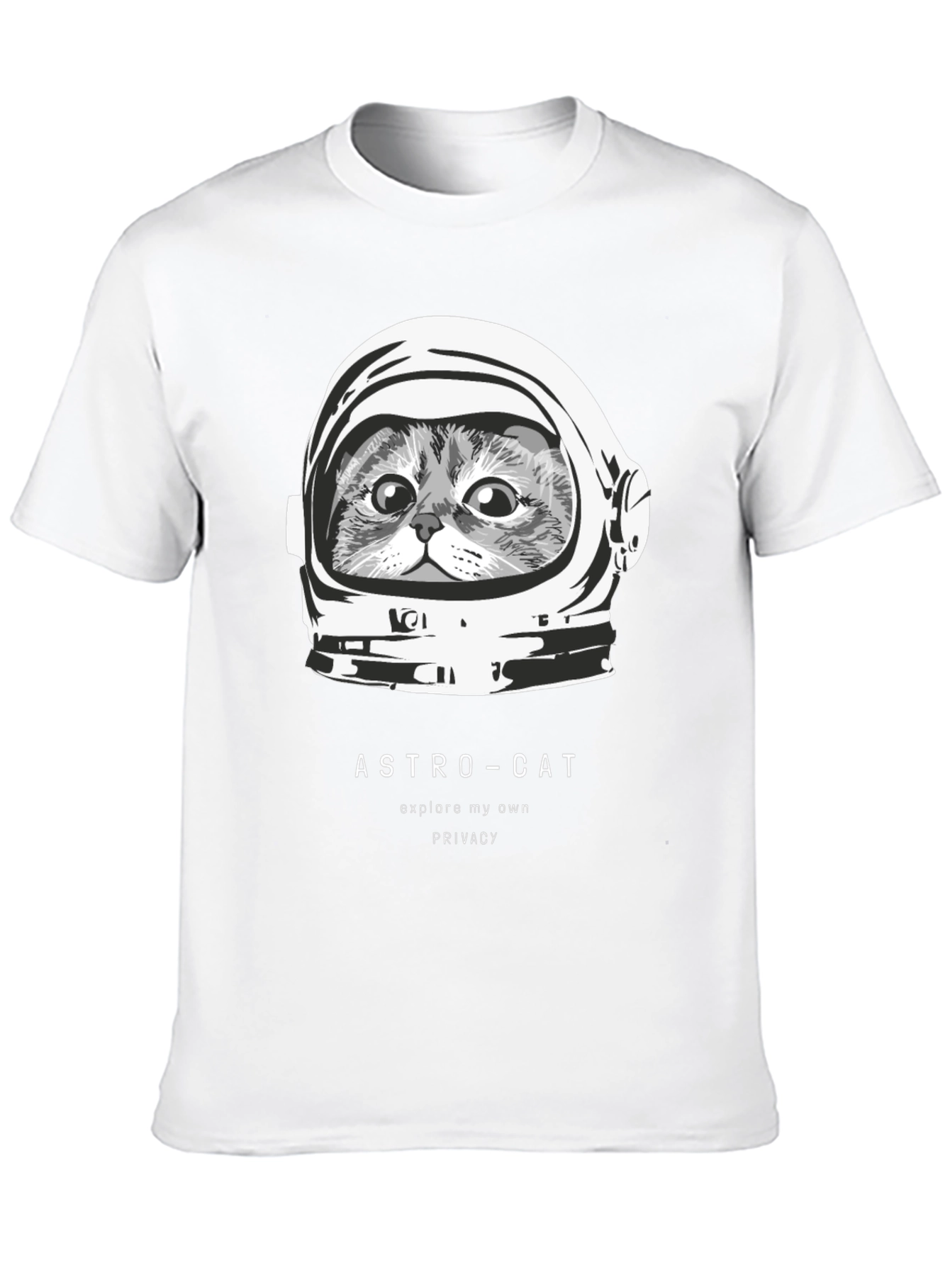 Astro-Cat Graphic Tee - Explore Your Own Privacy