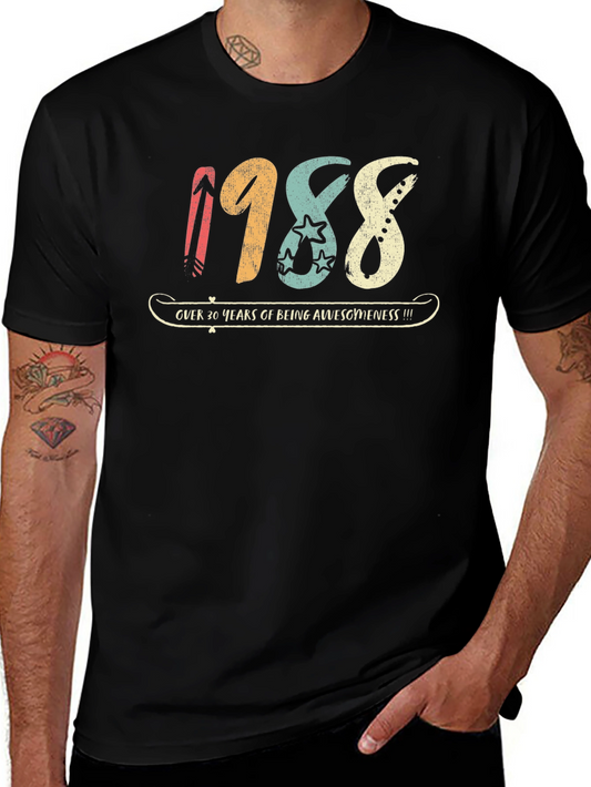 Vintage 1988 Awesome Birthday T-Shirt