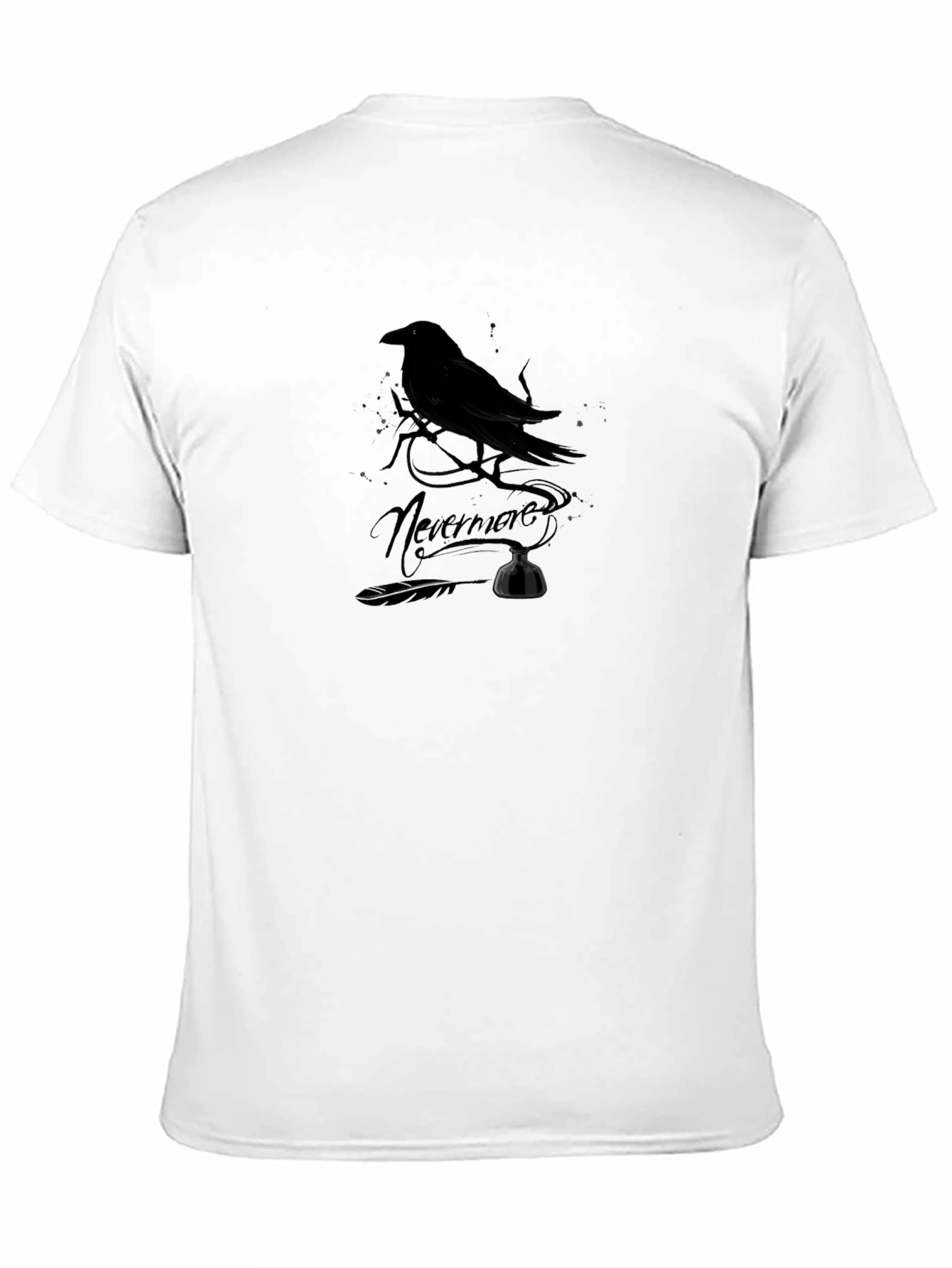 Raven Nevermore Graphic Tee - Black