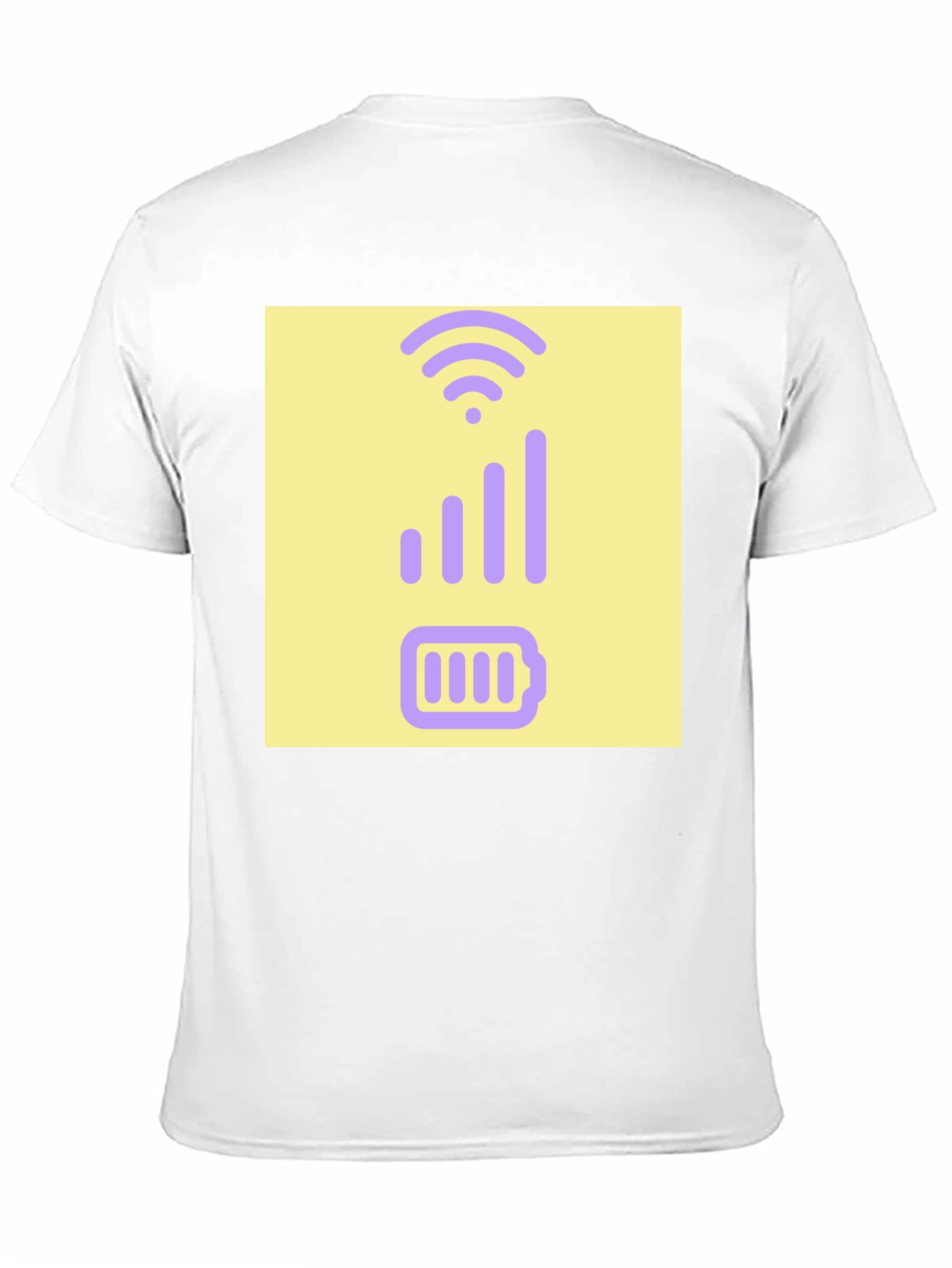 Tech Savvy T-Shirt: Battery & Signal
