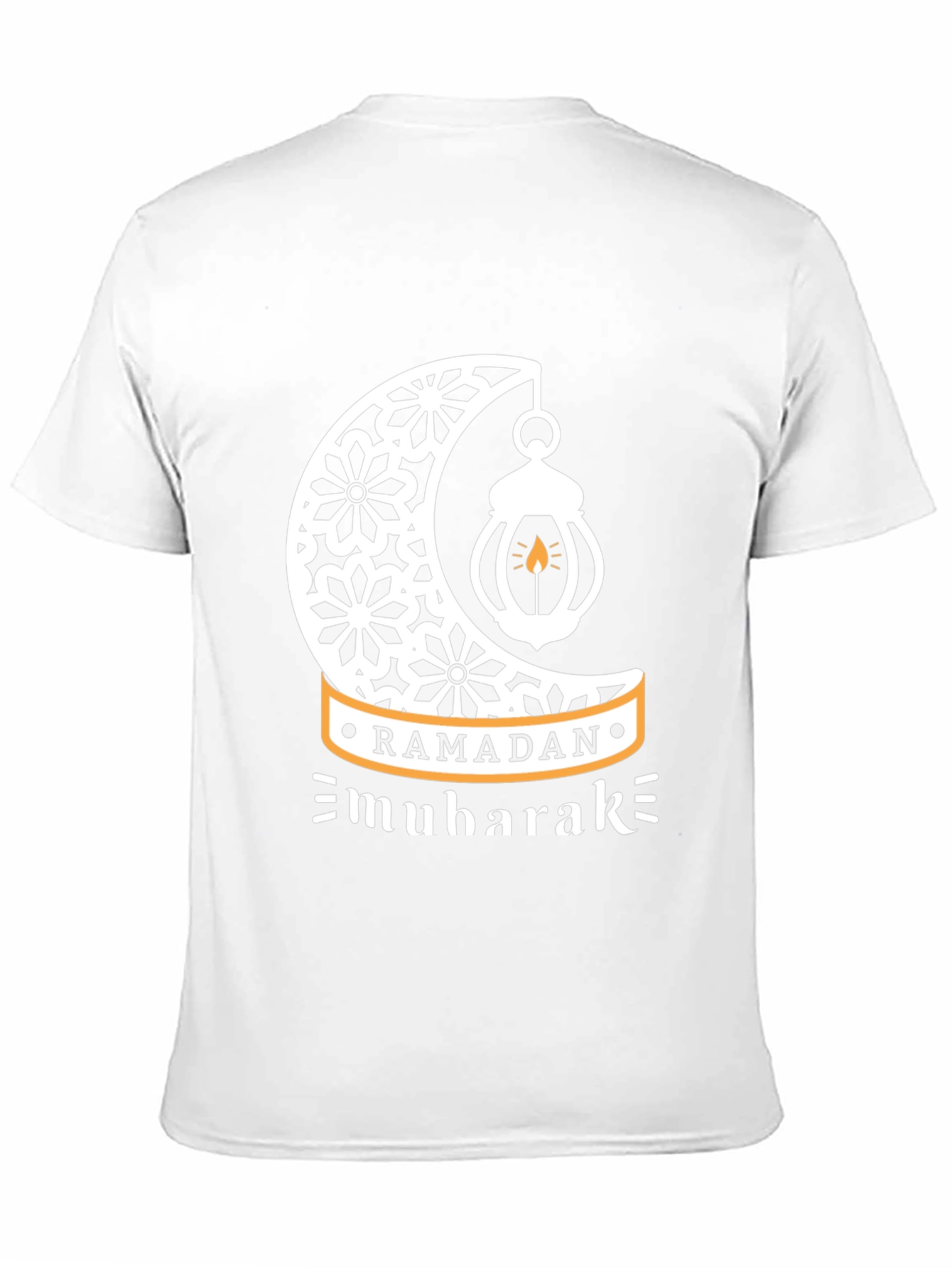 Ramadan Mubarak T-Shirt - Festive Islamic Crescent Moon Design