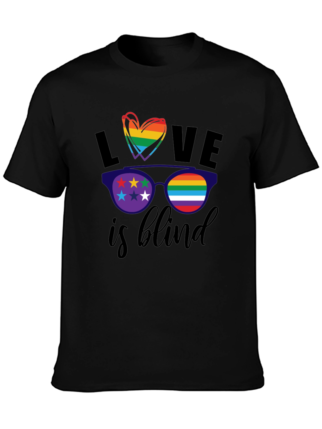 Love Is Blind LGBT Pride T-Shirt