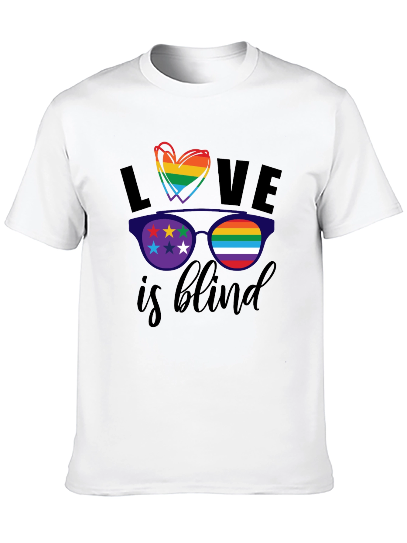 Love Is Blind LGBT Pride T-Shirt