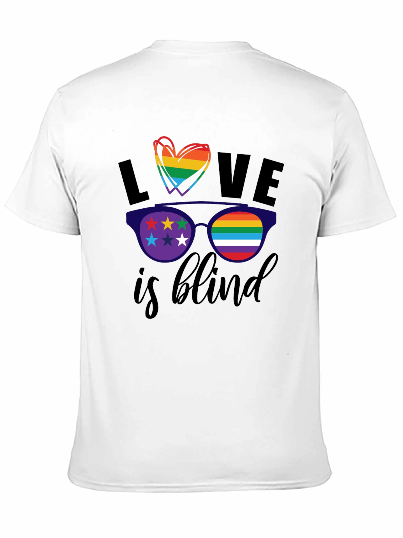 Love Is Blind LGBT Pride T-Shirt