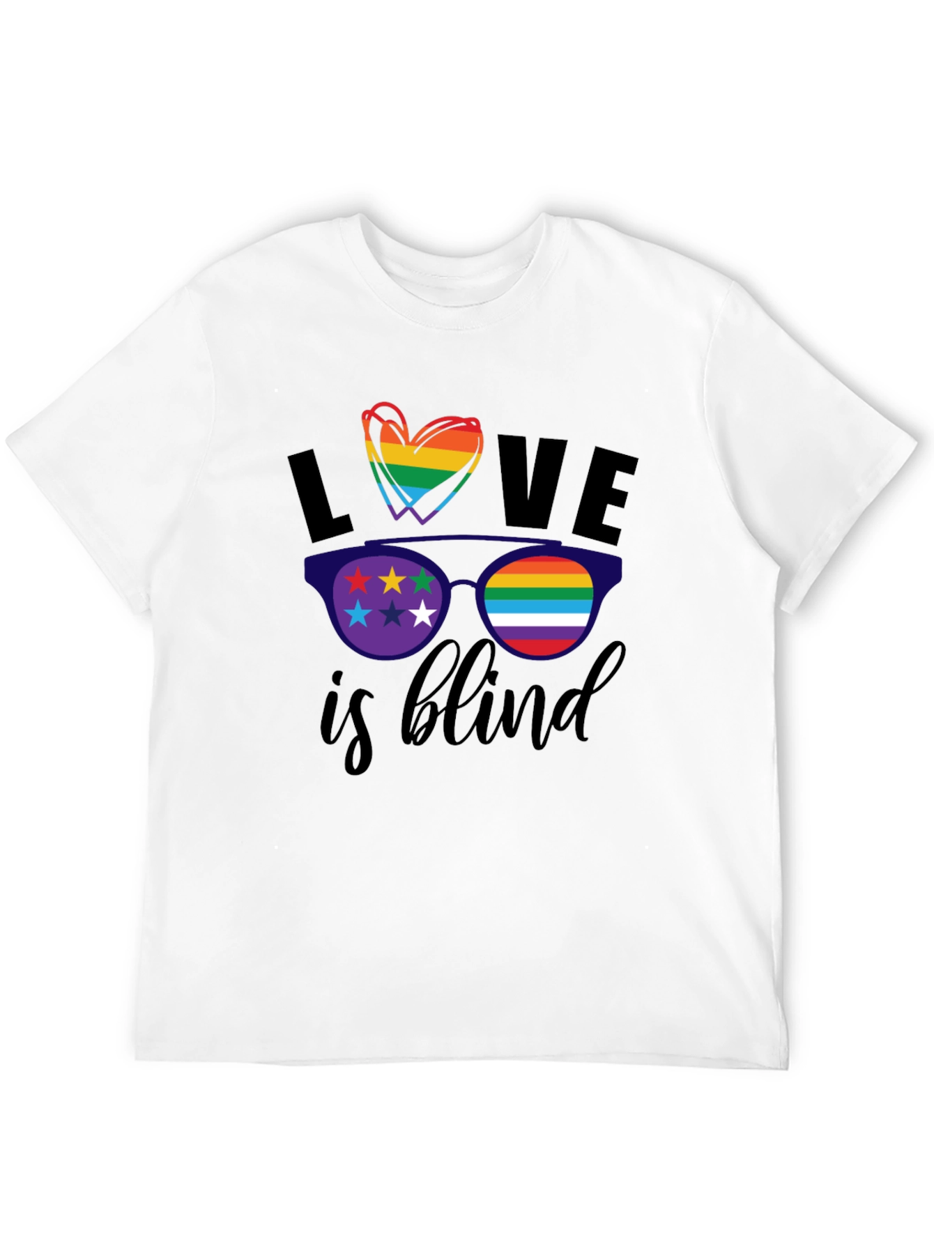 Love Is Blind LGBT Pride T-Shirt