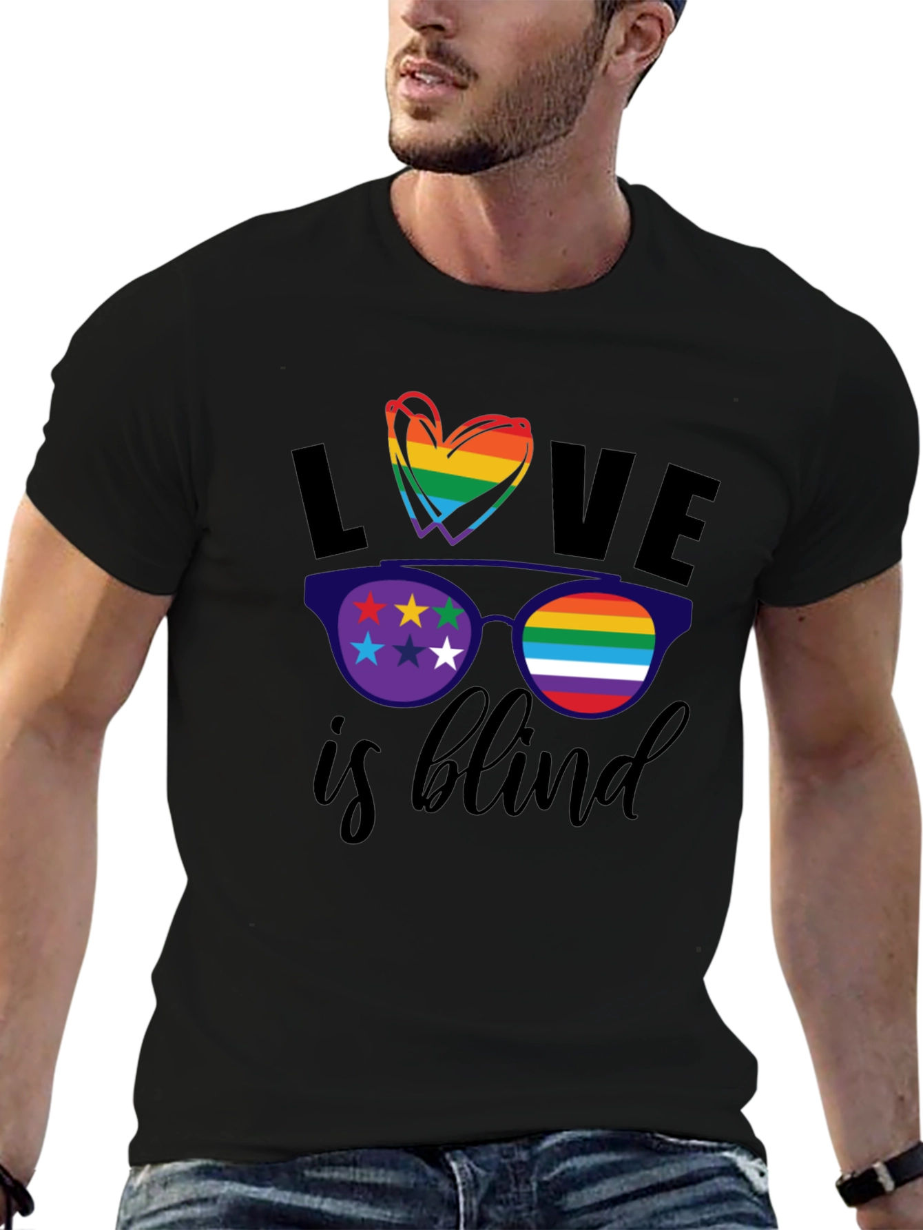 Love Is Blind LGBT Pride T-Shirt