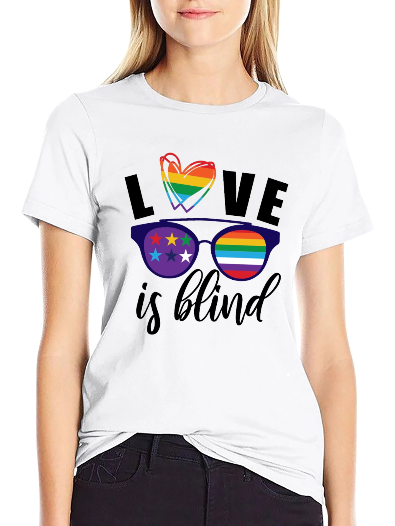 Love Is Blind LGBT Pride T-Shirt