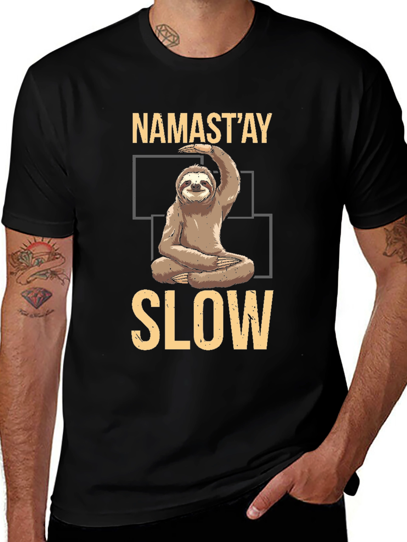Namastay Slow Sloth Yoga T-Shirt
