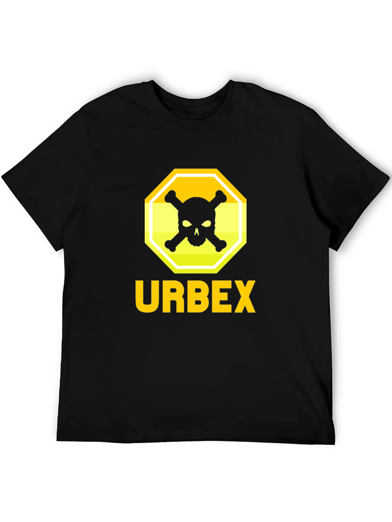 Urbex Skull & Crossbones Graphic Tee - Black