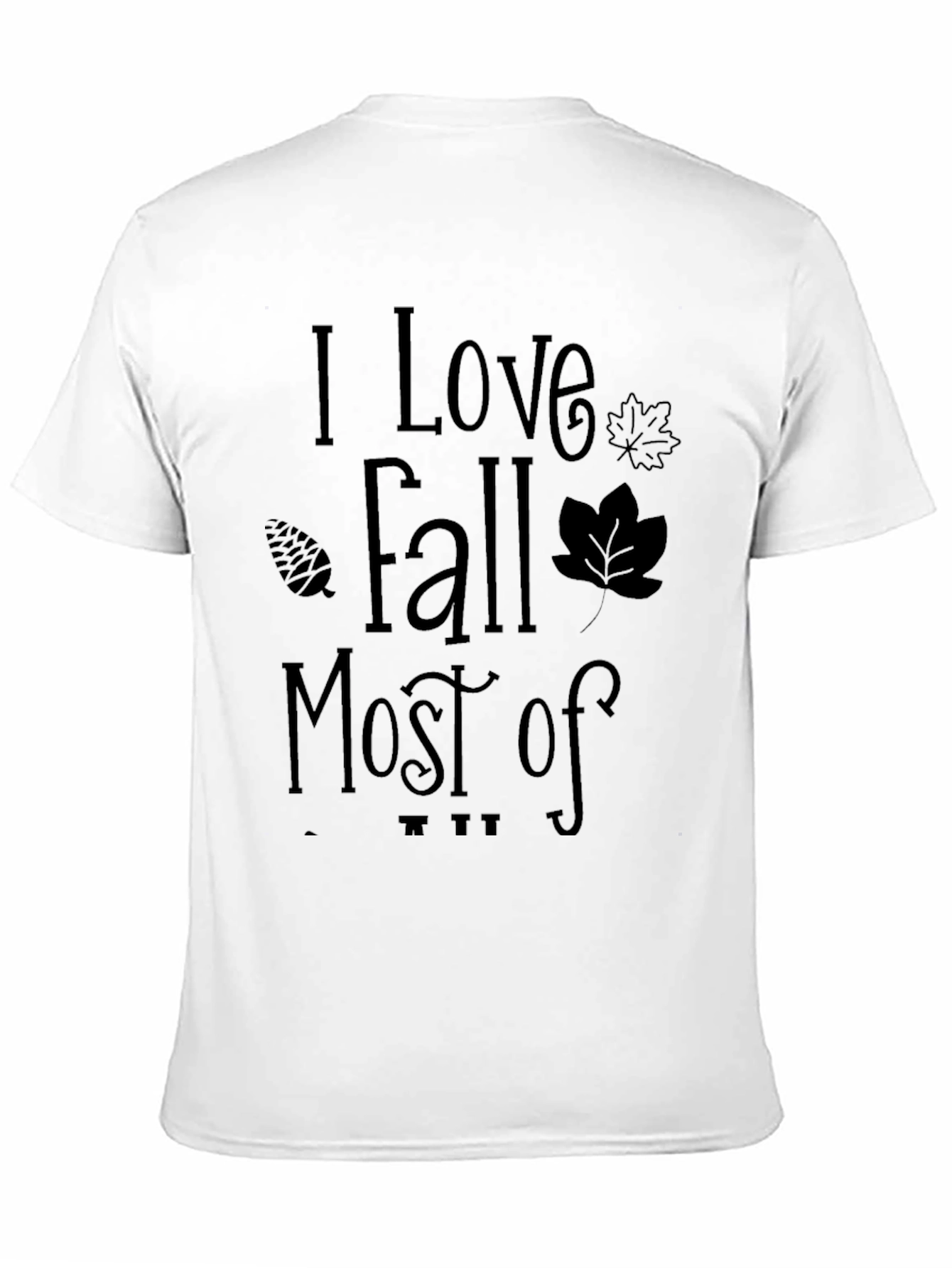 I Love Fall Most of All T-Shirt
