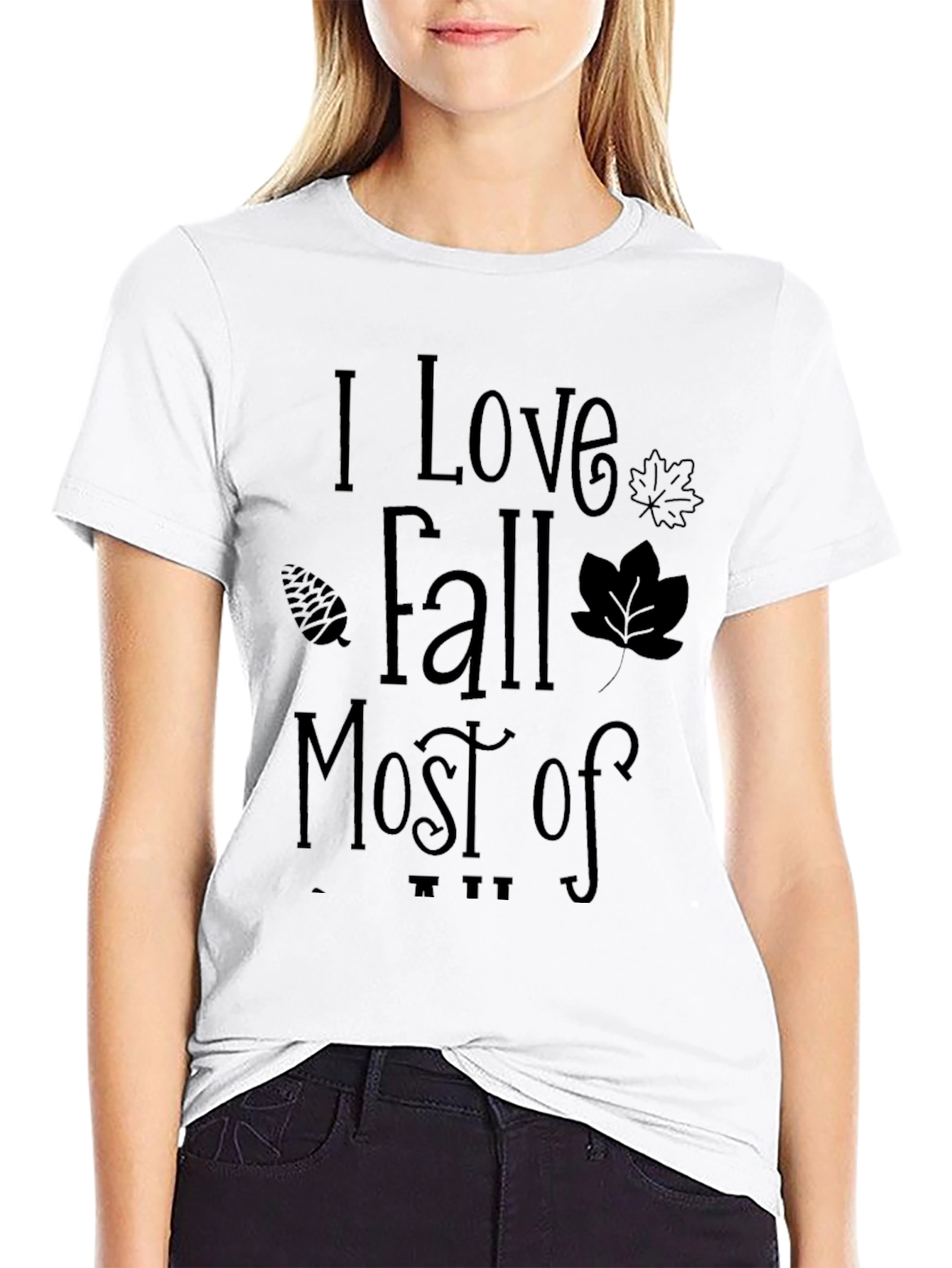 I Love Fall Most of All T-Shirt