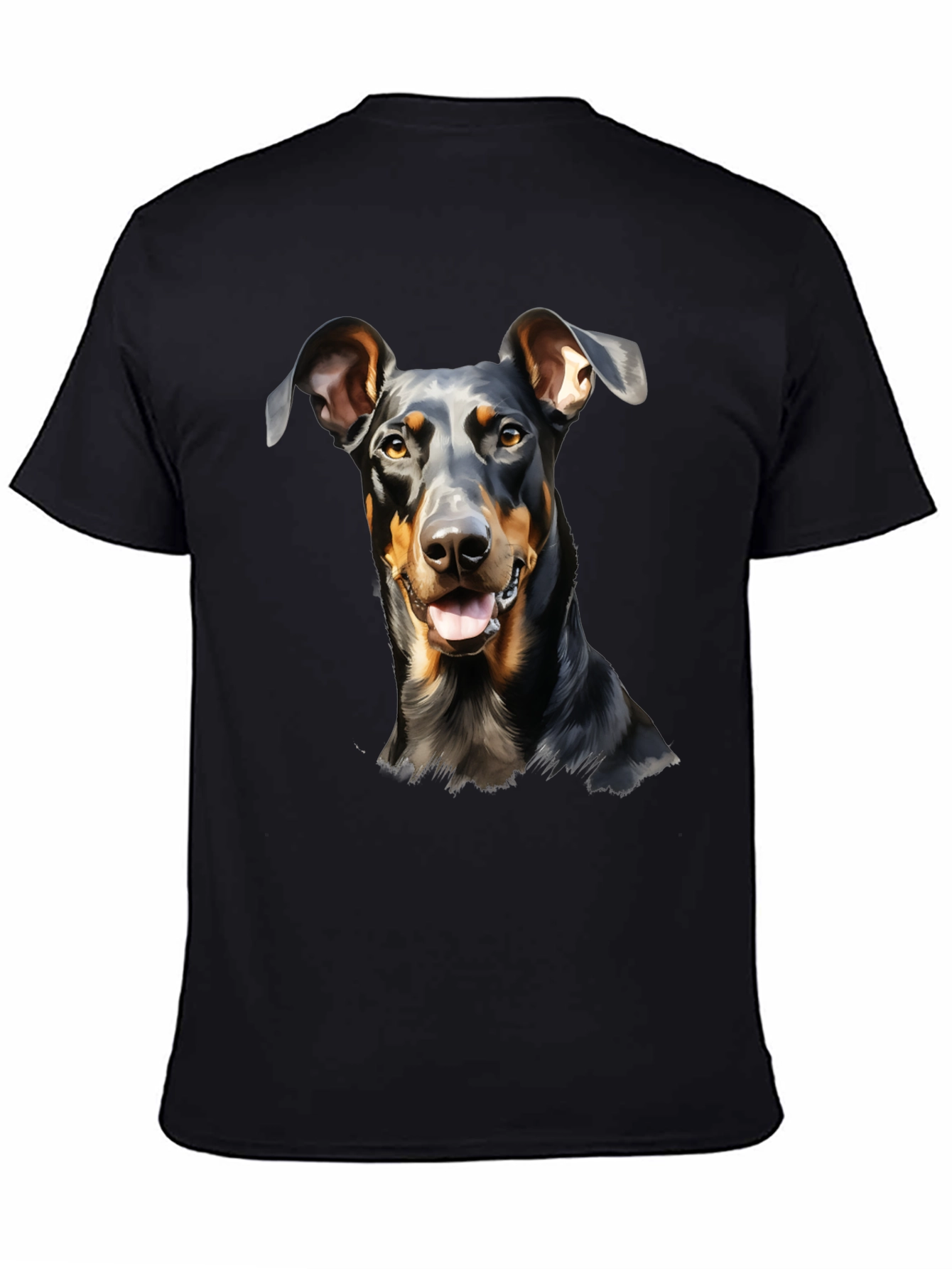 Doberman Dog Graphic Print T-Shirt