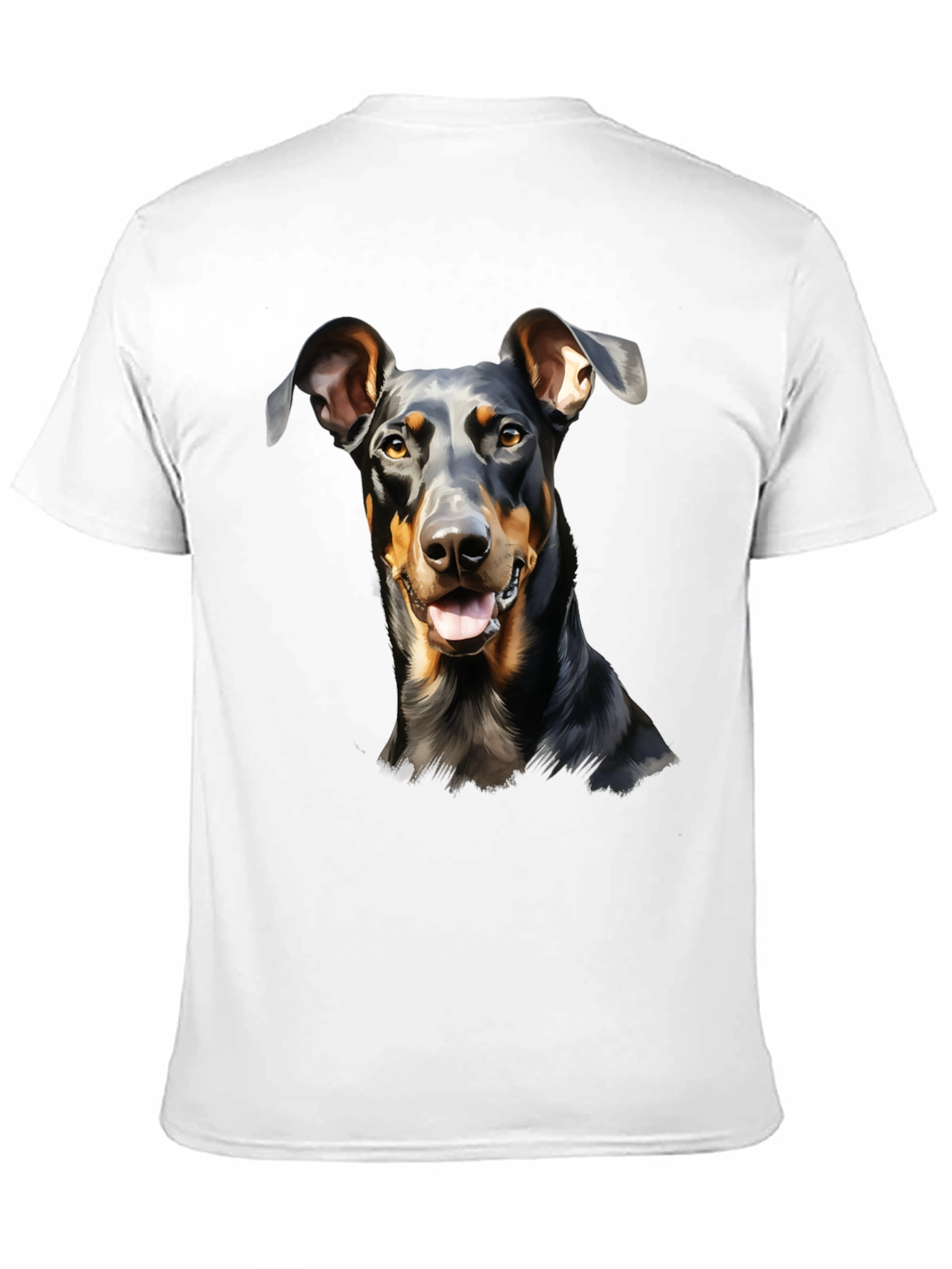 Doberman Dog Graphic Print T-Shirt