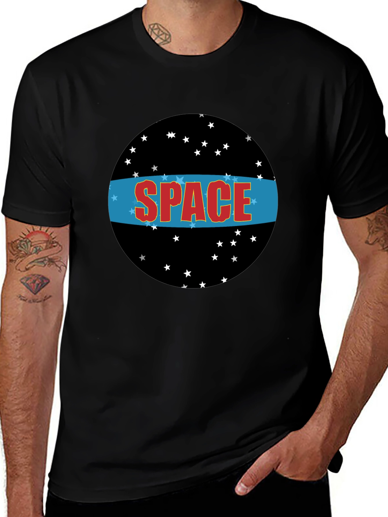 Space T-Shirt - Starry Design