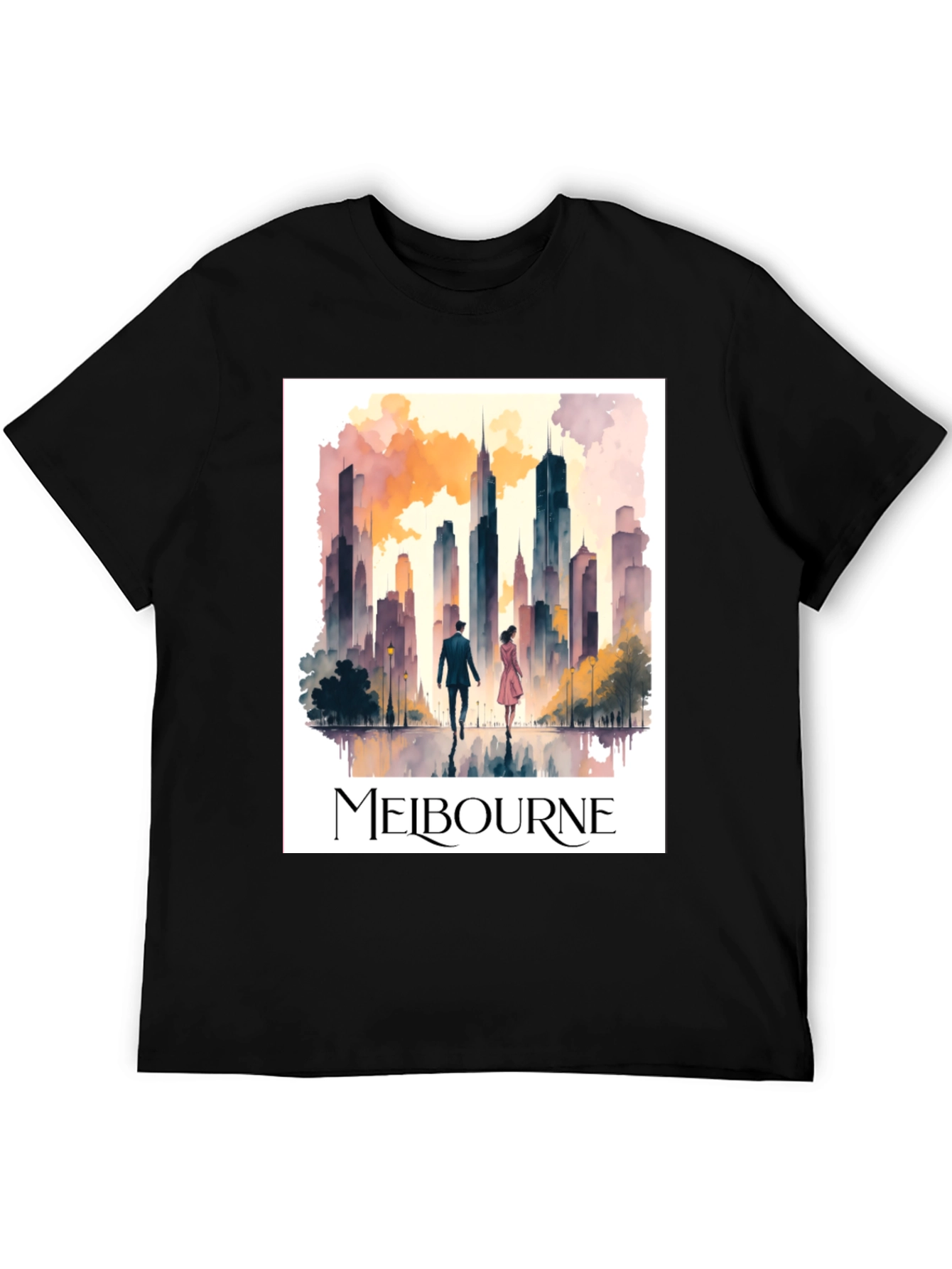 Melbourne Cityscape Graphic Tee