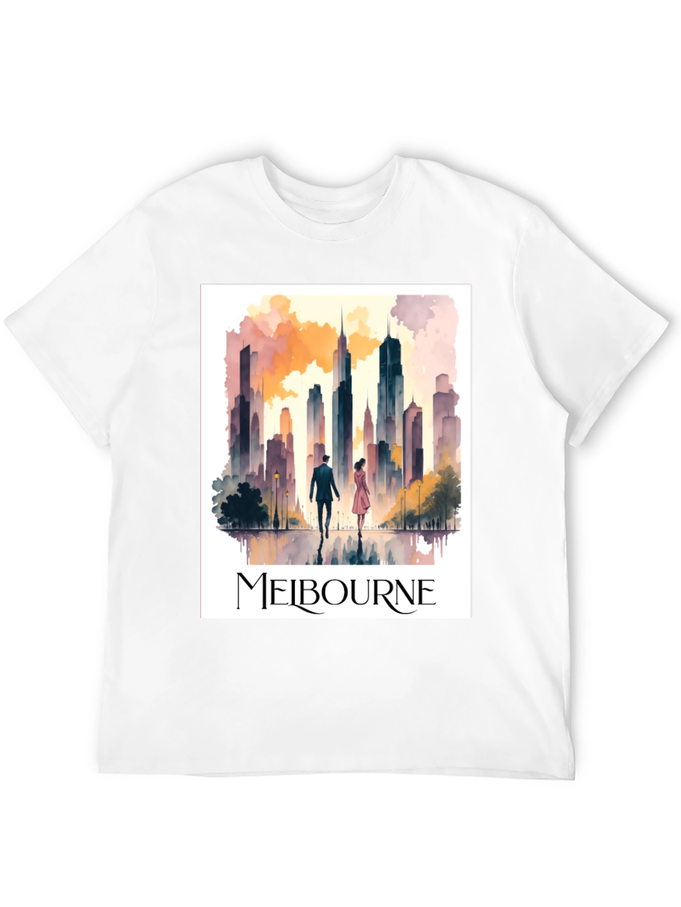 Melbourne Cityscape Graphic Tee