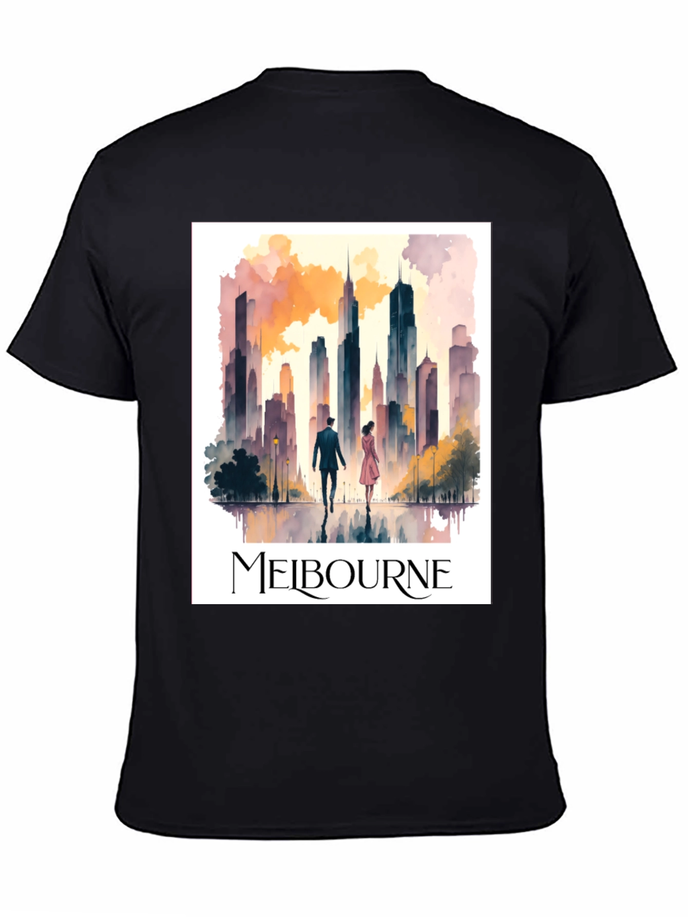 Melbourne Cityscape Graphic Tee