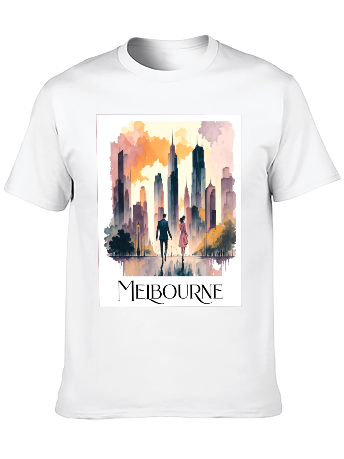 Melbourne Cityscape Graphic Tee